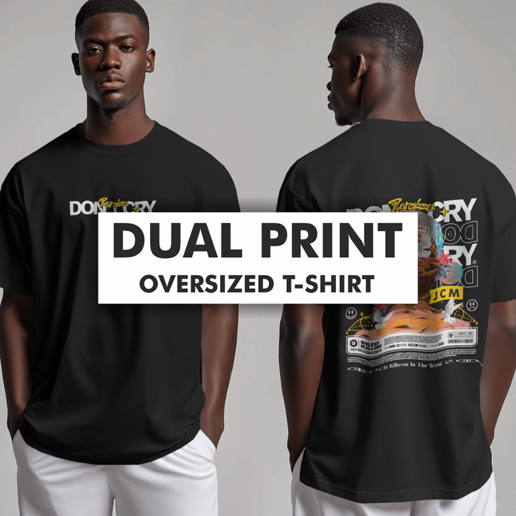 Dual Print Oversized T-shirts