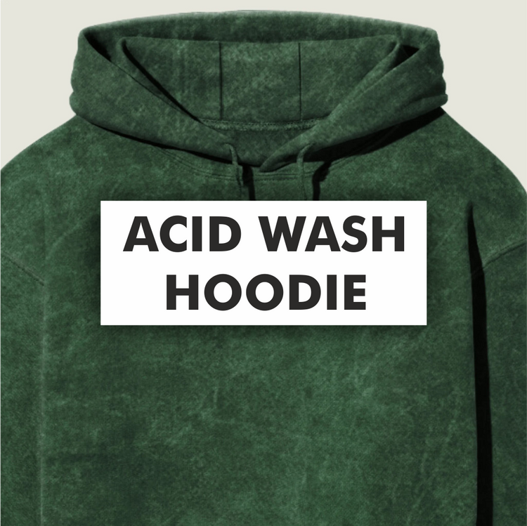 Acid-Washed Hoodies