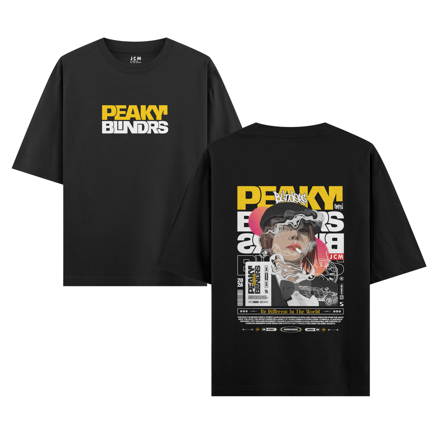 PEAKY - Dual Print Oversized T-shirt