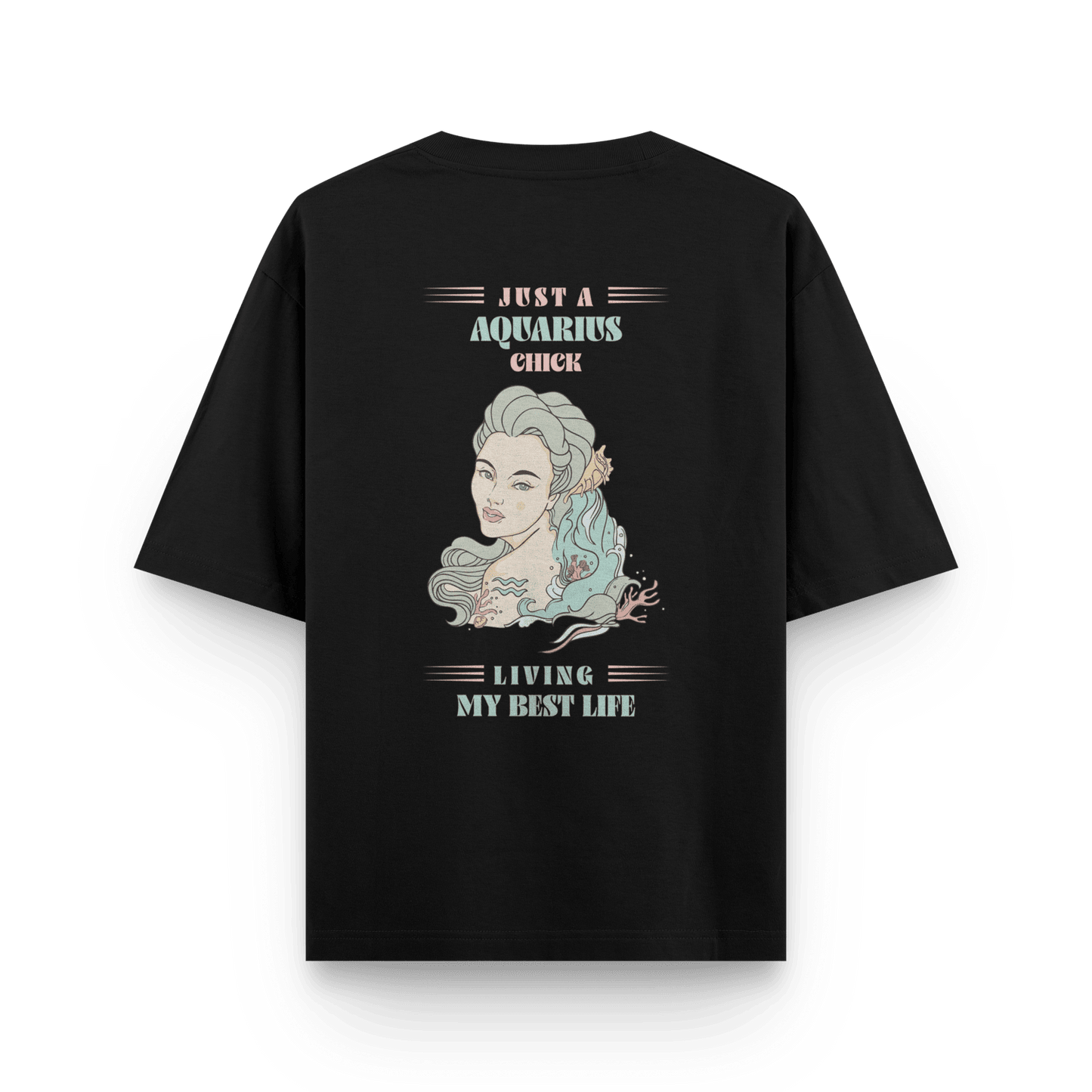 Aquarius Chick Oversized T-shirt