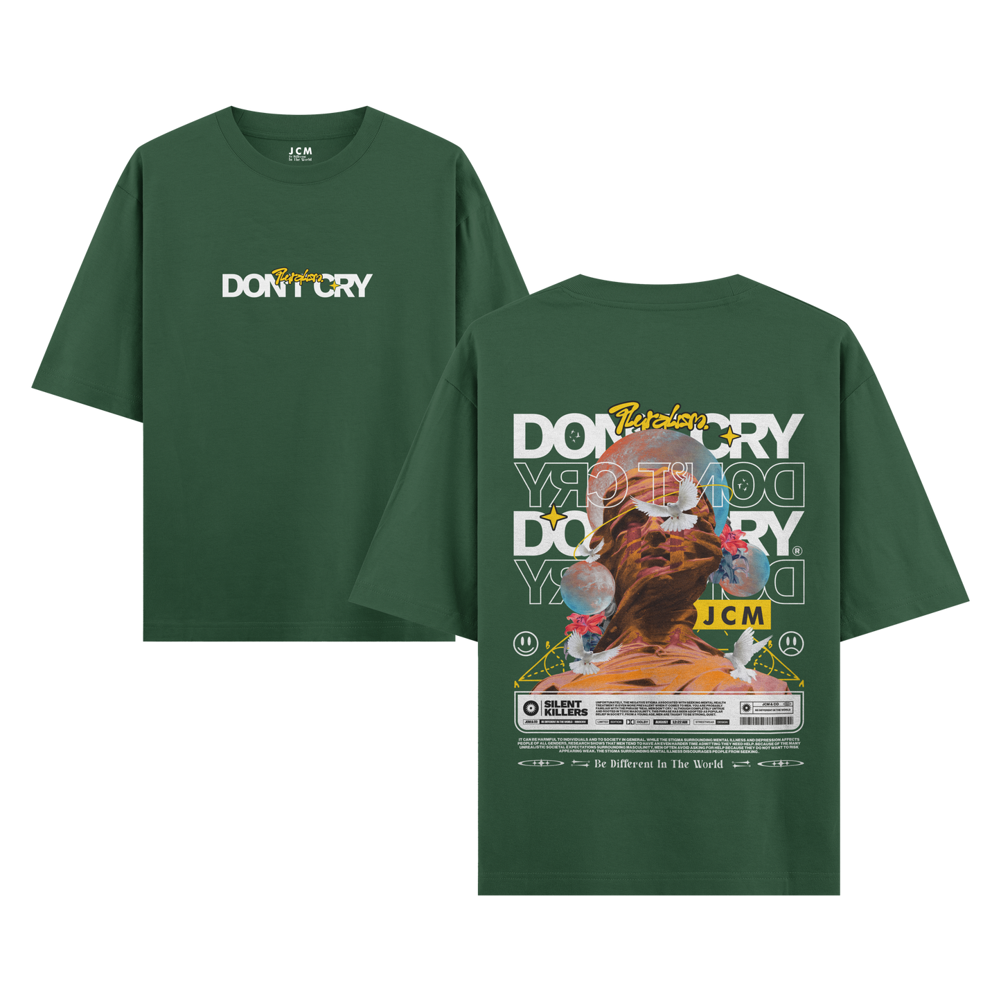 ππππ πππ - Dual Print Oversized T-shirt