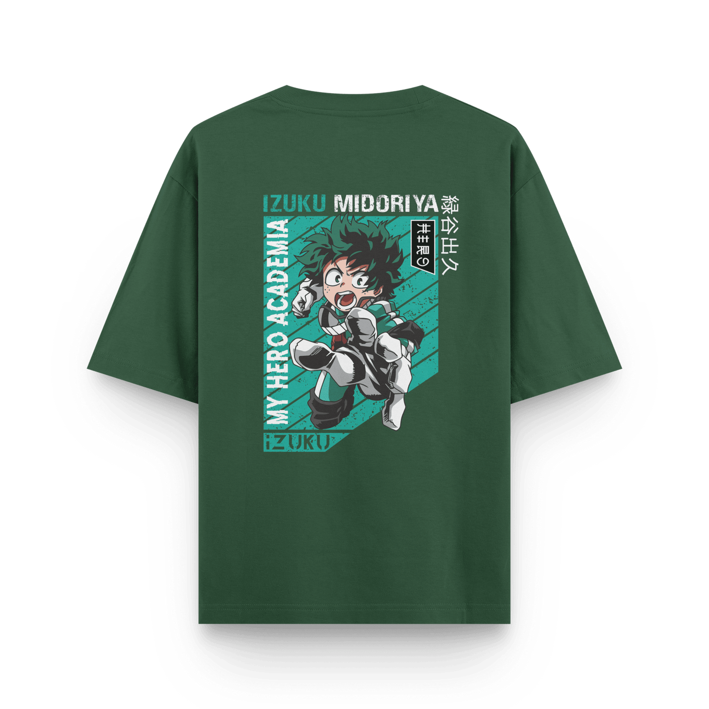 IZUKU GREEN Oversized T-shirt