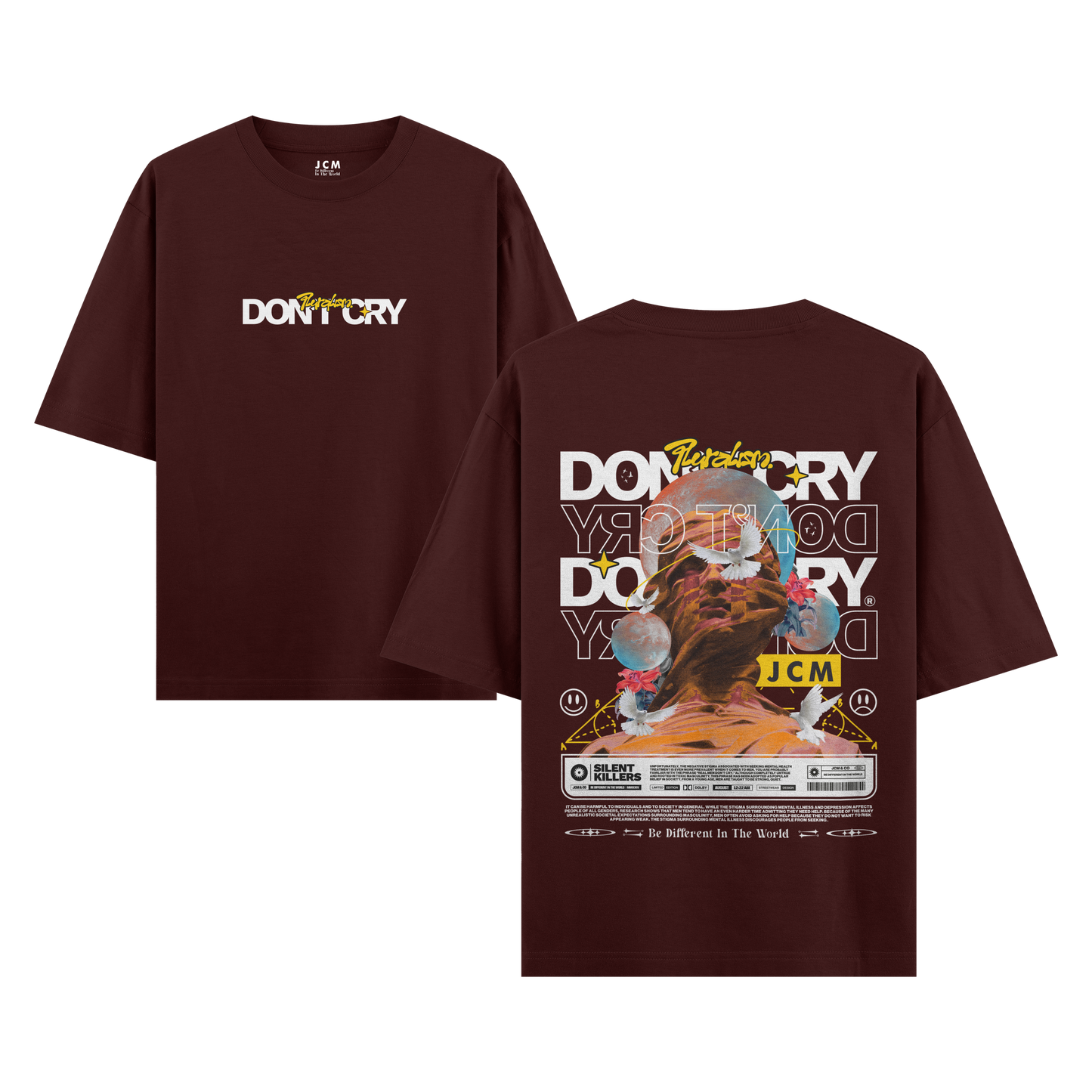 ππππ πππ - Dual Print Oversized T-shirt