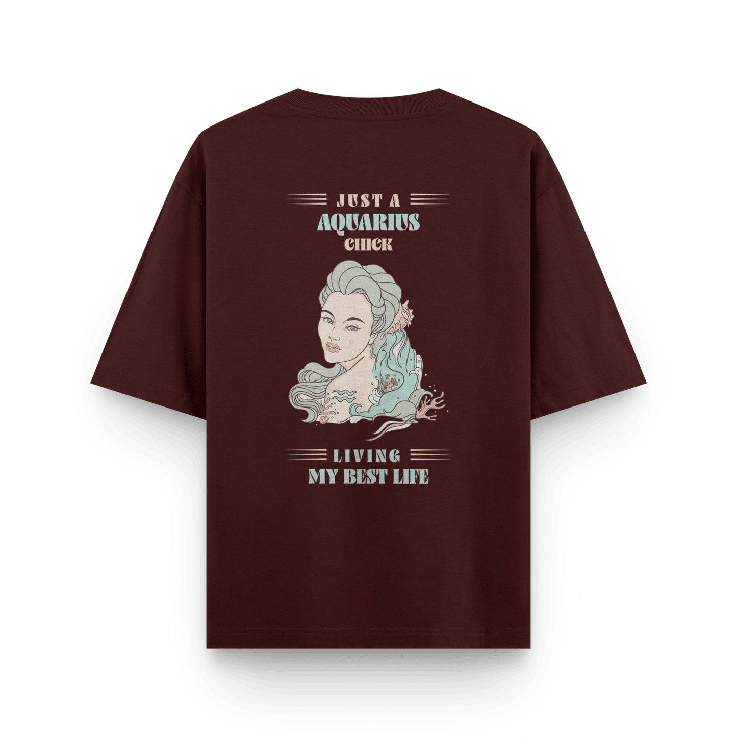 Aquarius Chick Oversized T-shirt