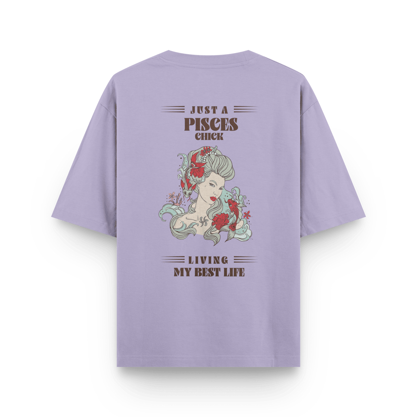 Pisces Chick Oversized T-shirt