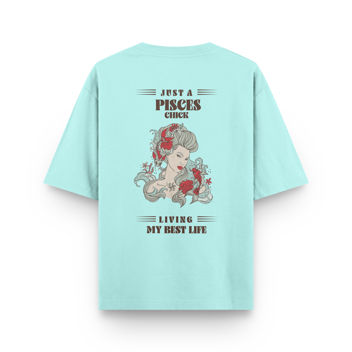 Pisces Chick Oversized T-shirt