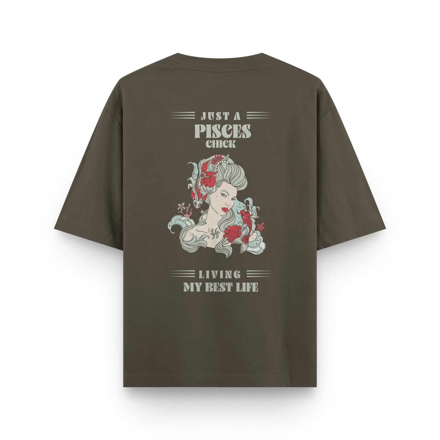 Pisces Chick Oversized T-shirt