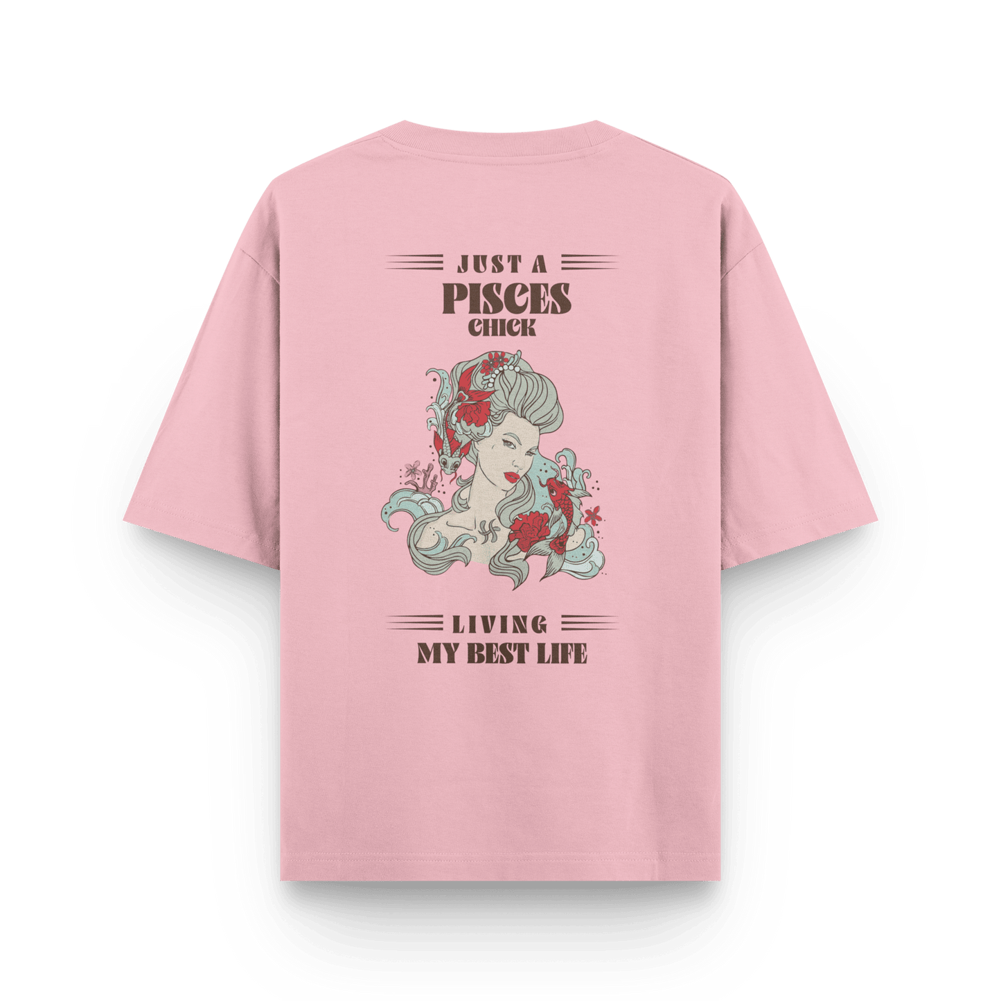 Pisces Chick Oversized T-shirt