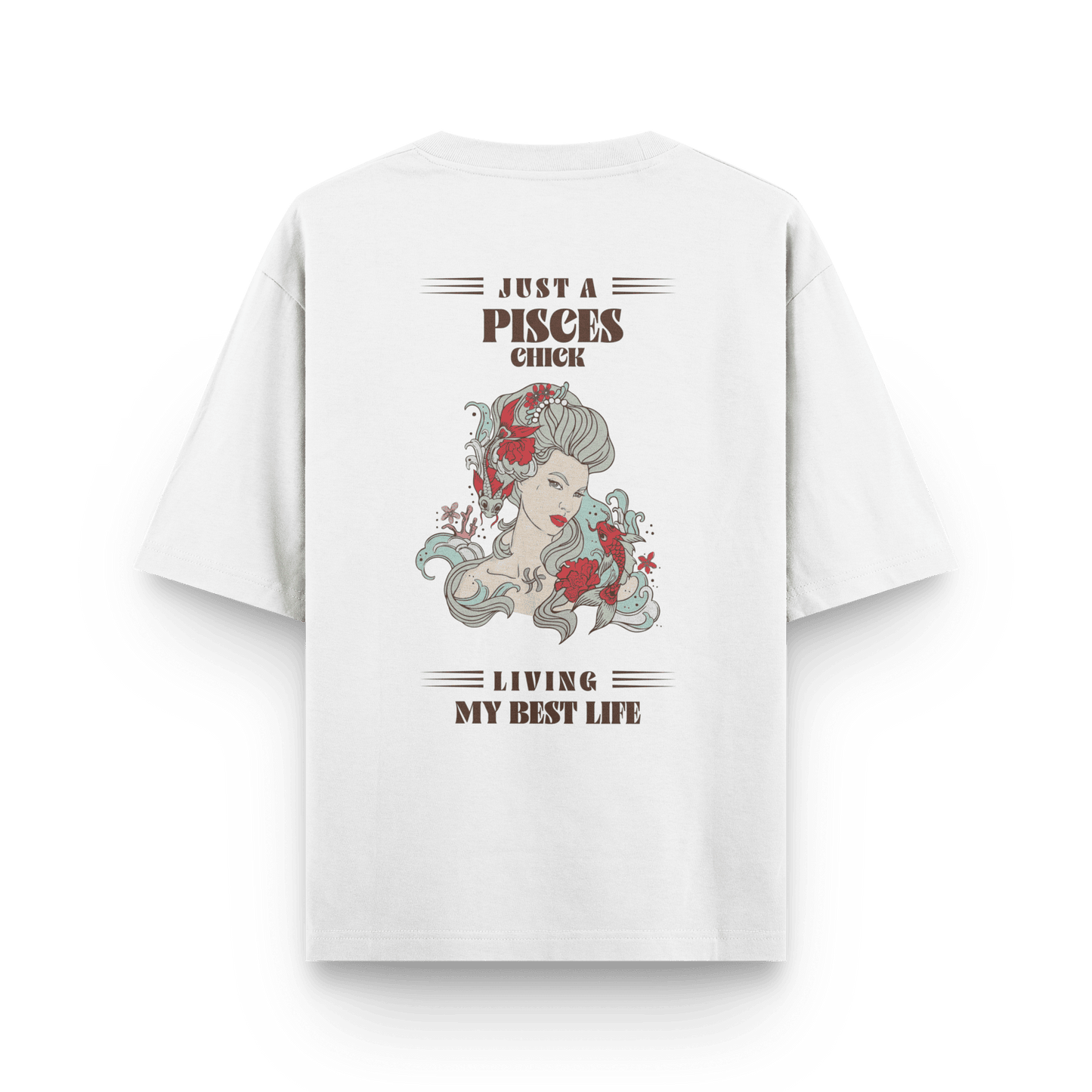 Pisces Chick Oversized T-shirt