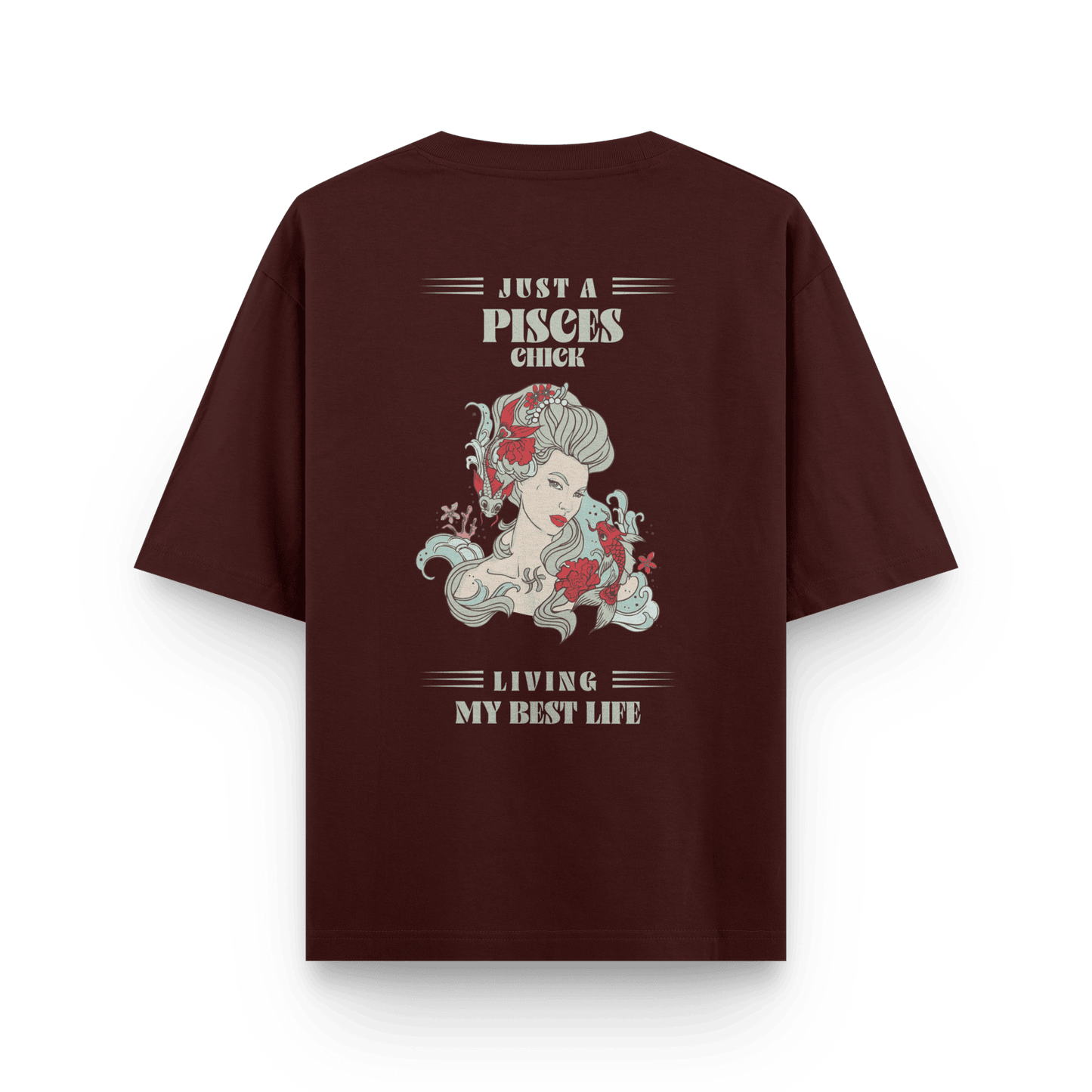 Pisces Chick Oversized T-shirt