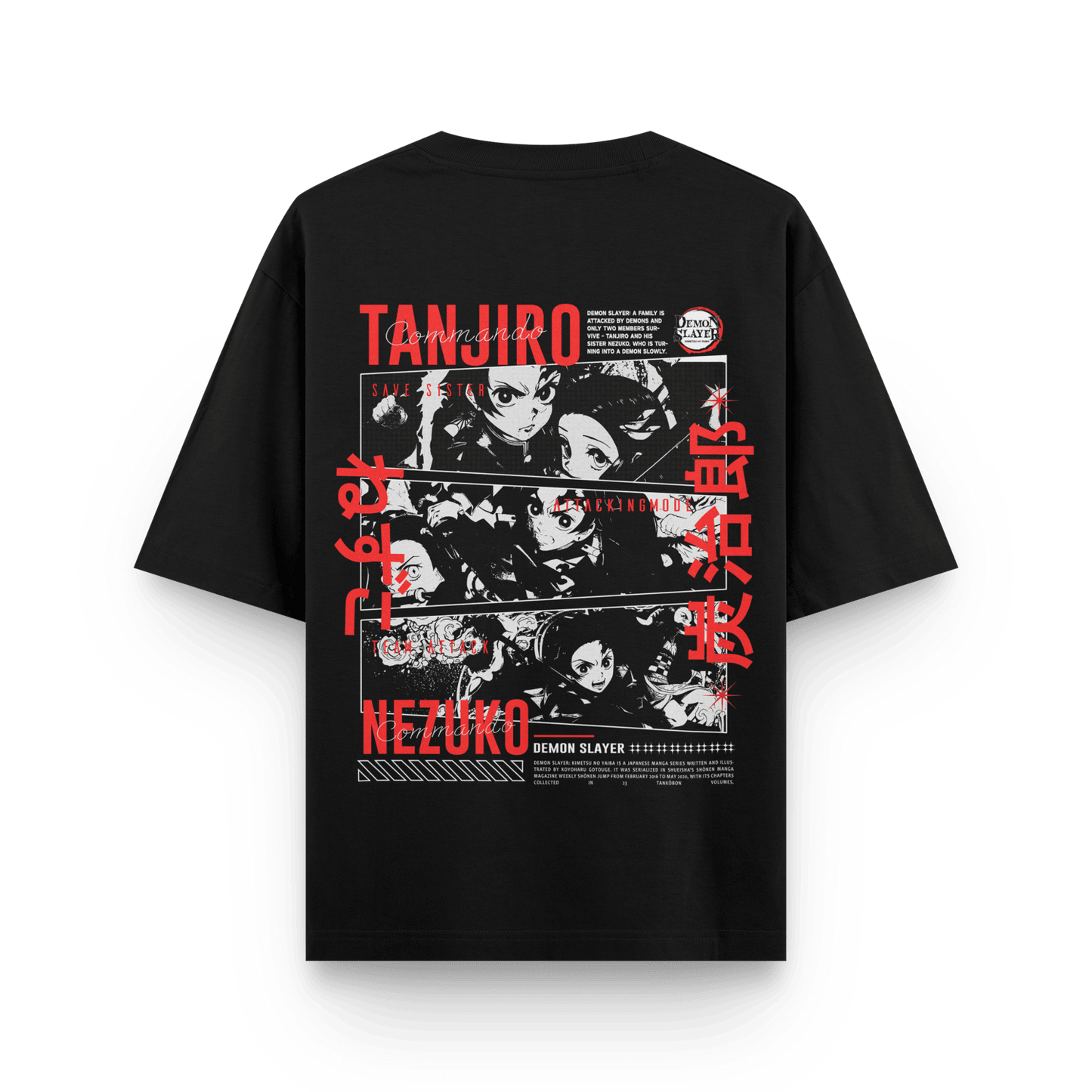 TANJIRO NEZUKO Oversized T-shirt