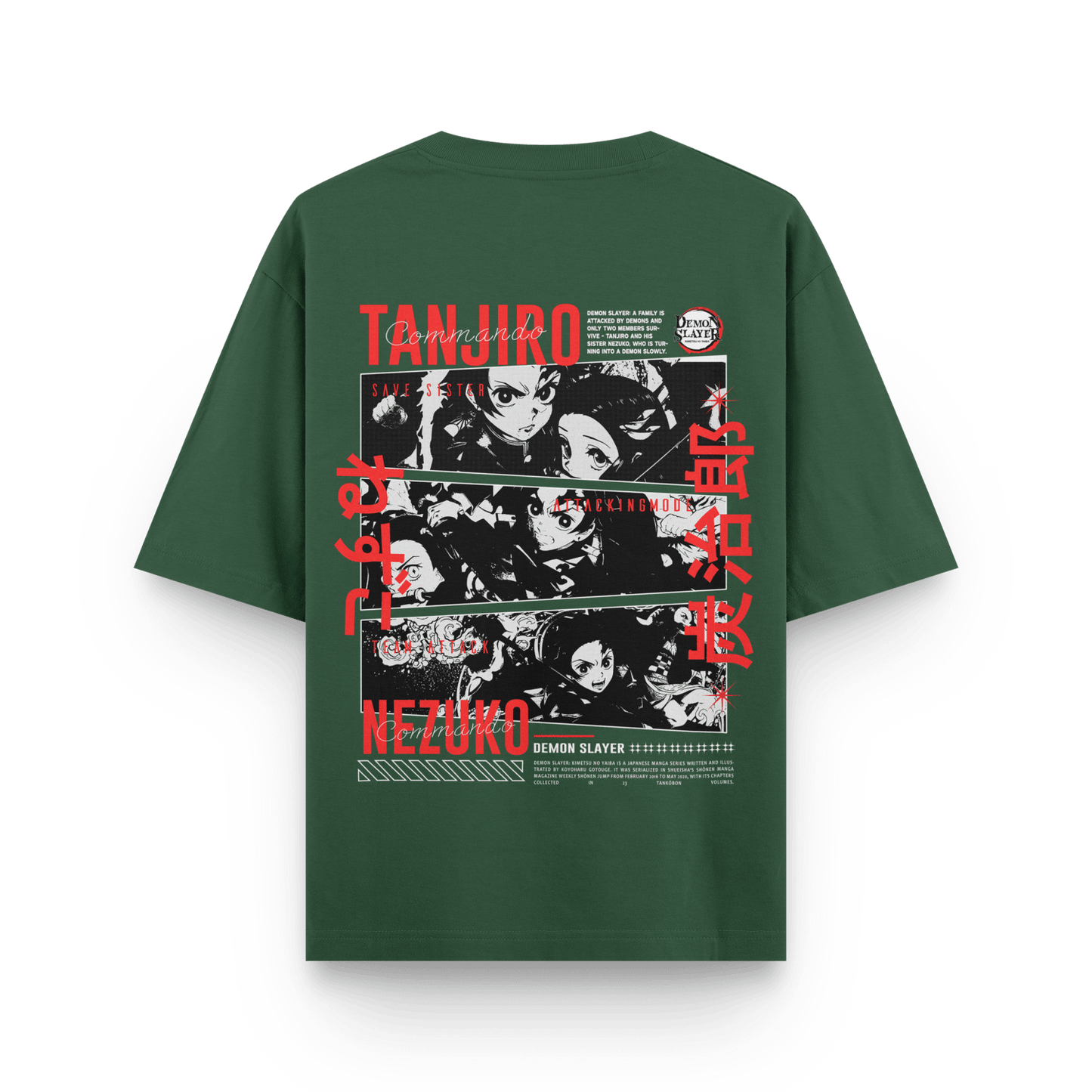 TANJIRO NEZUKO Oversized T-shirt