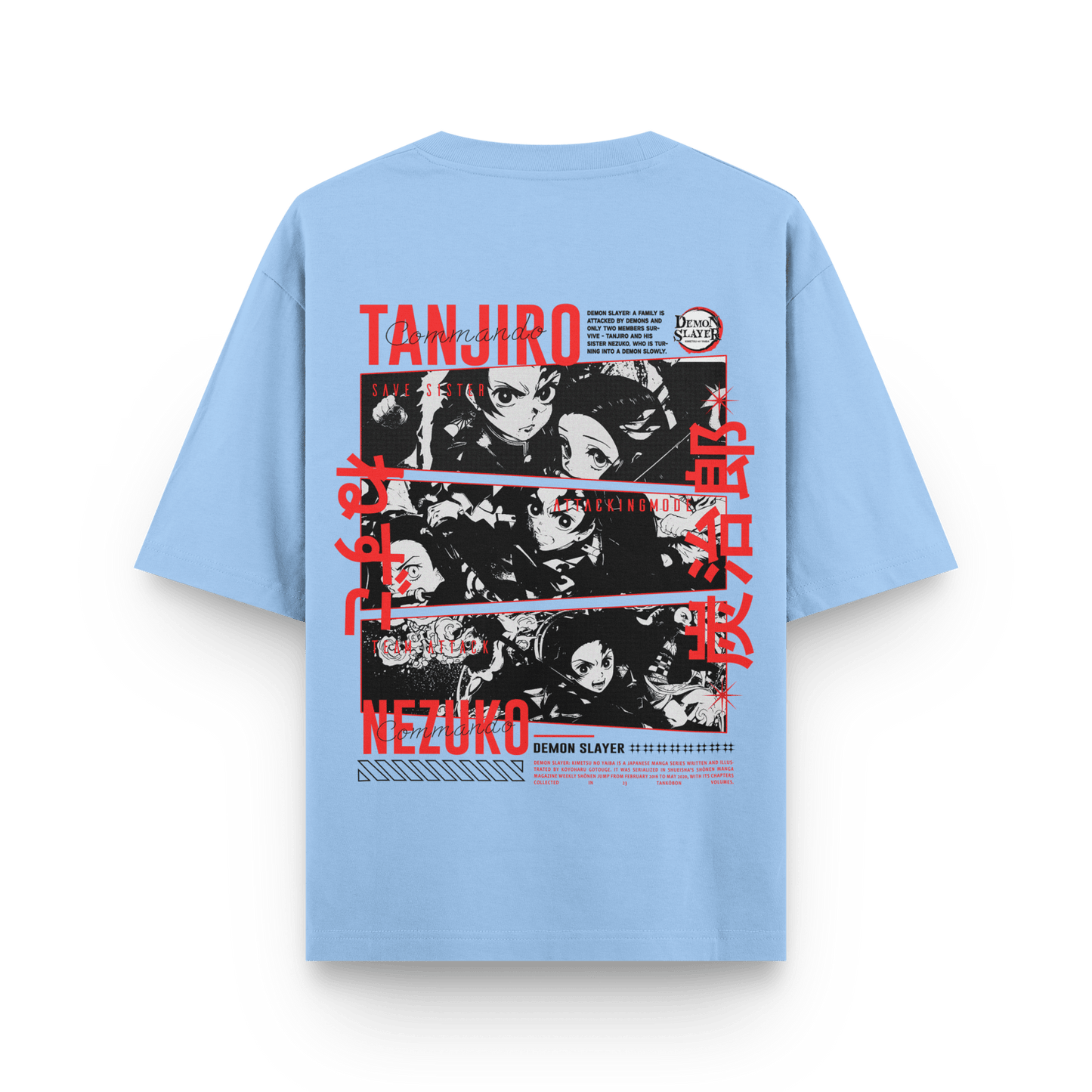 TANJIRO NEZUKO Oversized T-shirt