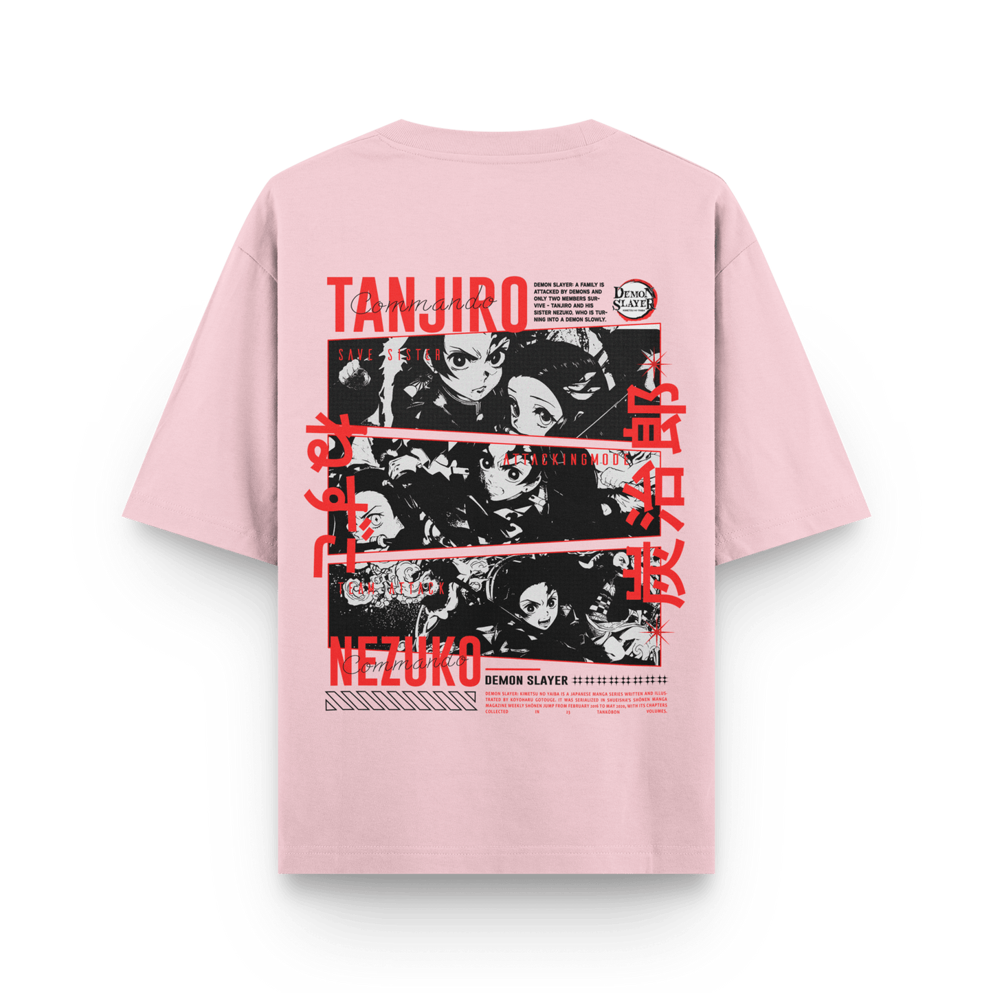 TANJIRO NEZUKO Oversized T-shirt