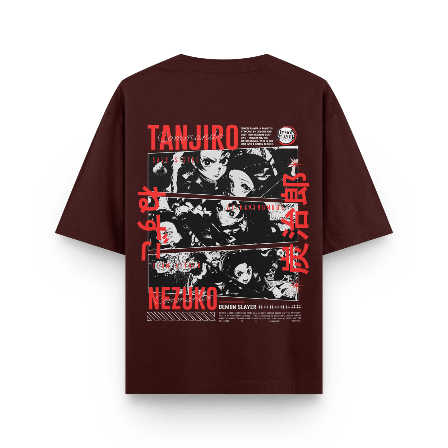 TANJIRO NEZUKO Oversized T-shirt