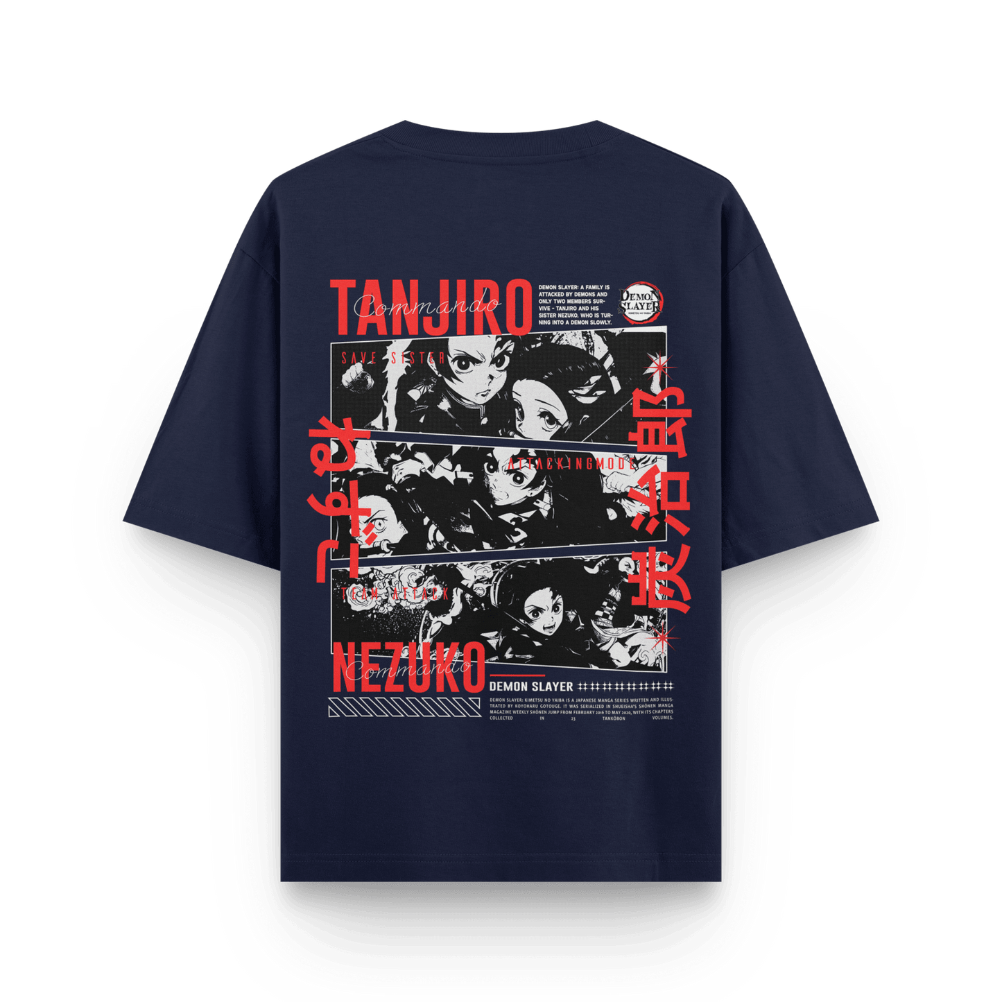 TANJIRO NEZUKO Oversized T-shirt