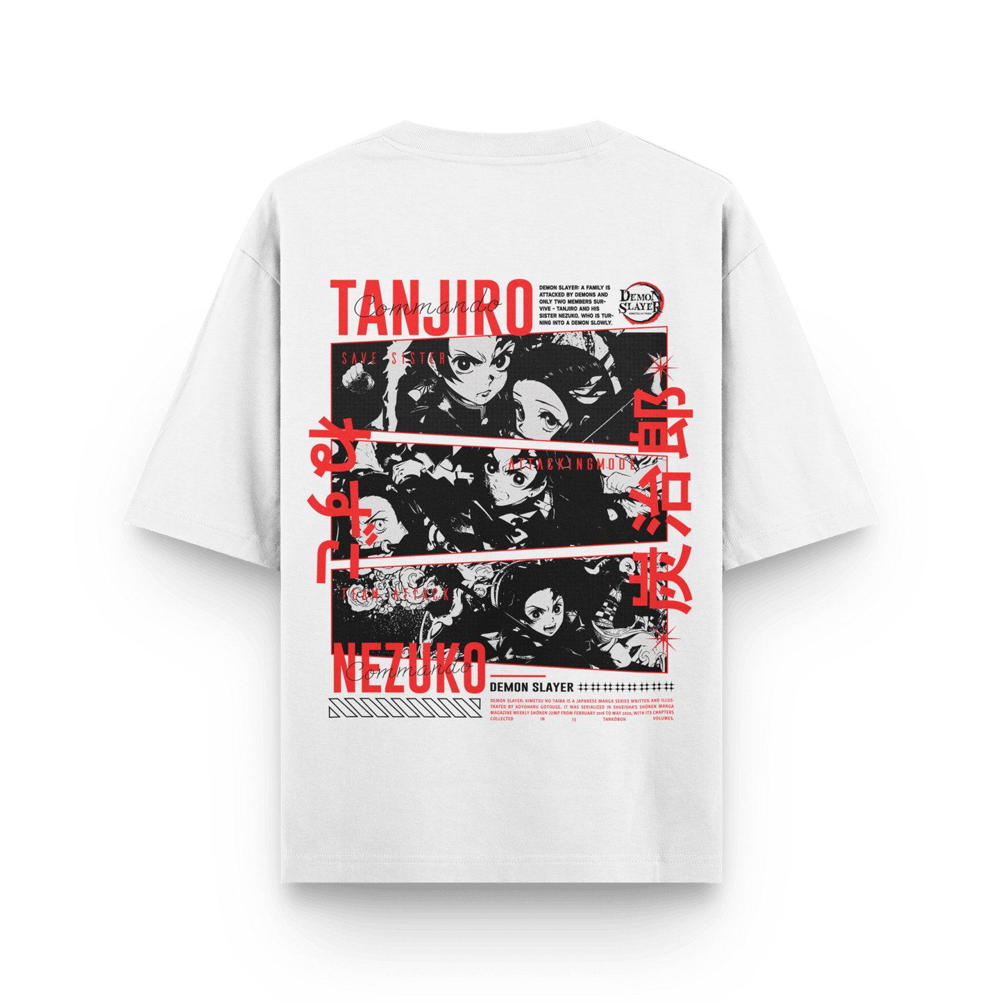 TANJIRO NEZUKO Oversized T-shirt
