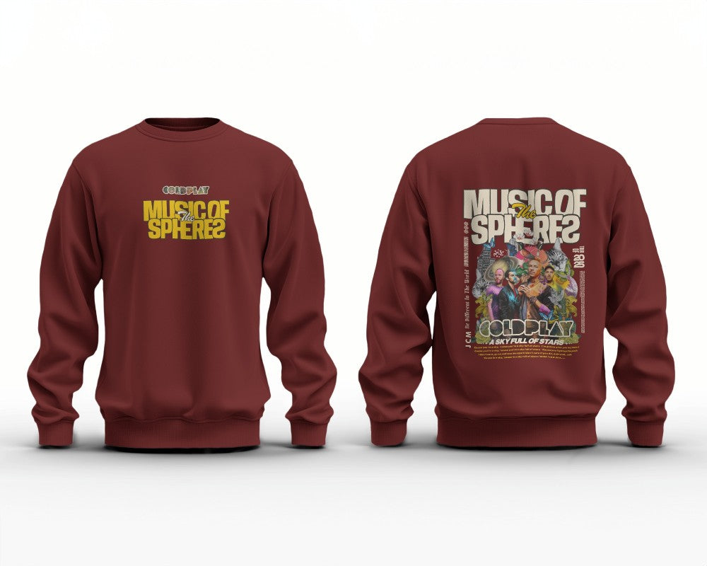 COLDPLAY - Dual Print Sweatshirt