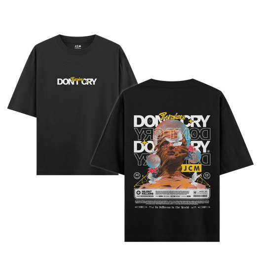 𝐃𝐎𝐍𝐓 𝐂𝐑𝐘 - Dual Print Oversized T-shirt
