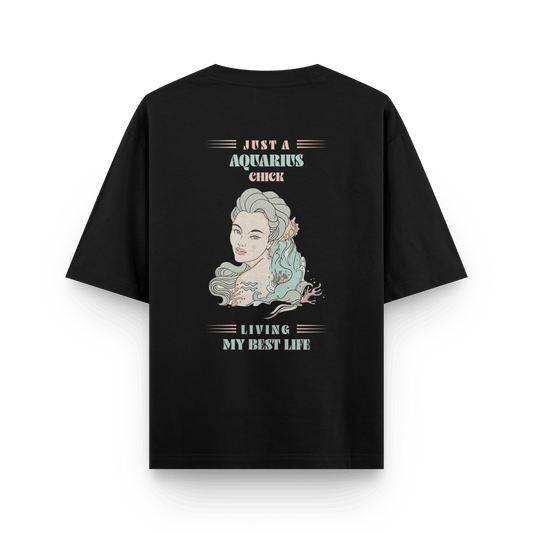 Aquarius Chick Oversized T-shirt