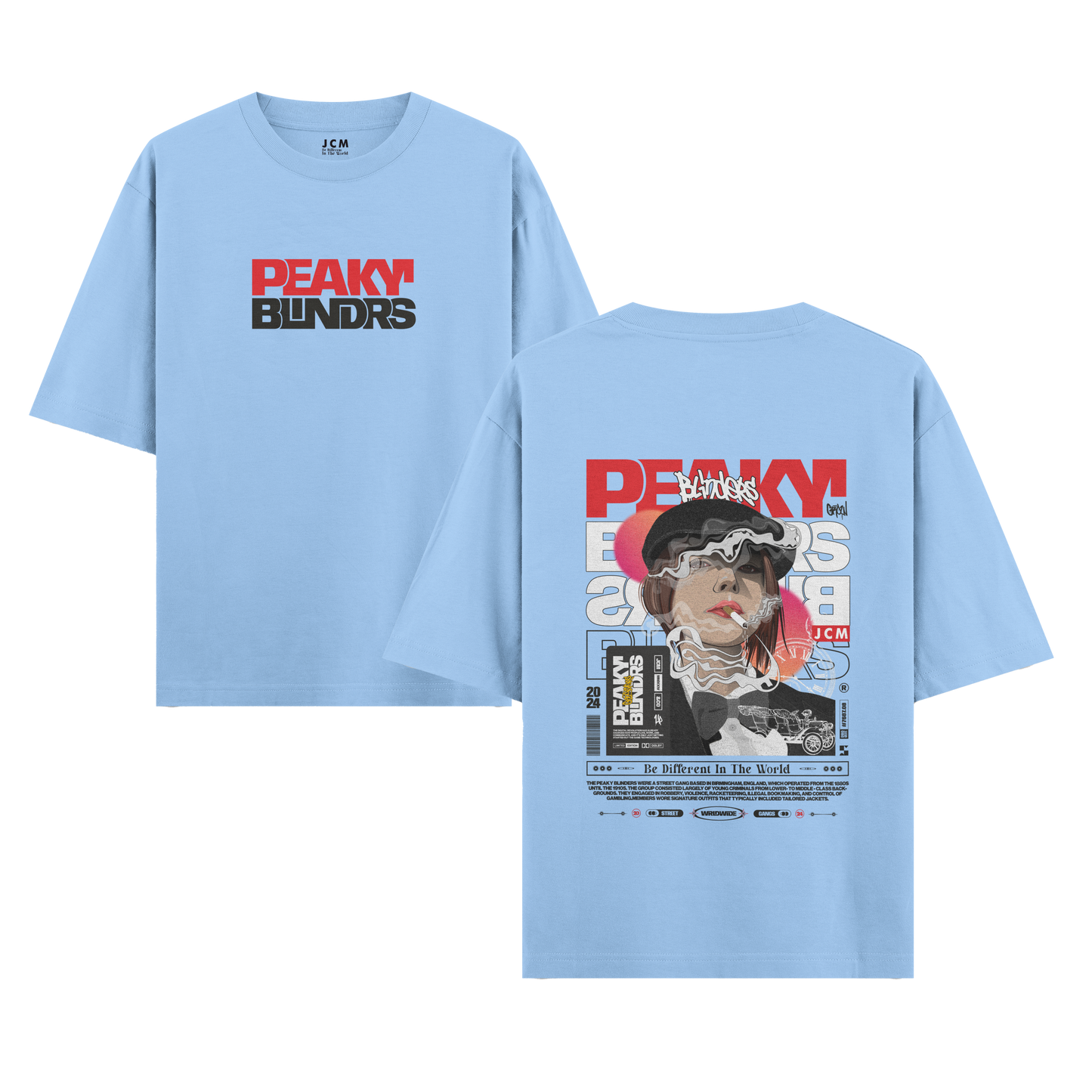 PEAKY - Dual Print Oversized T-shirt