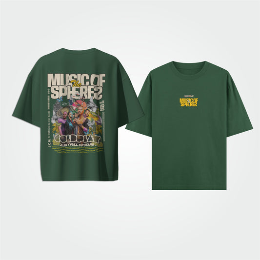 COLDPLAY - Dual Print Oversized T-shirt
