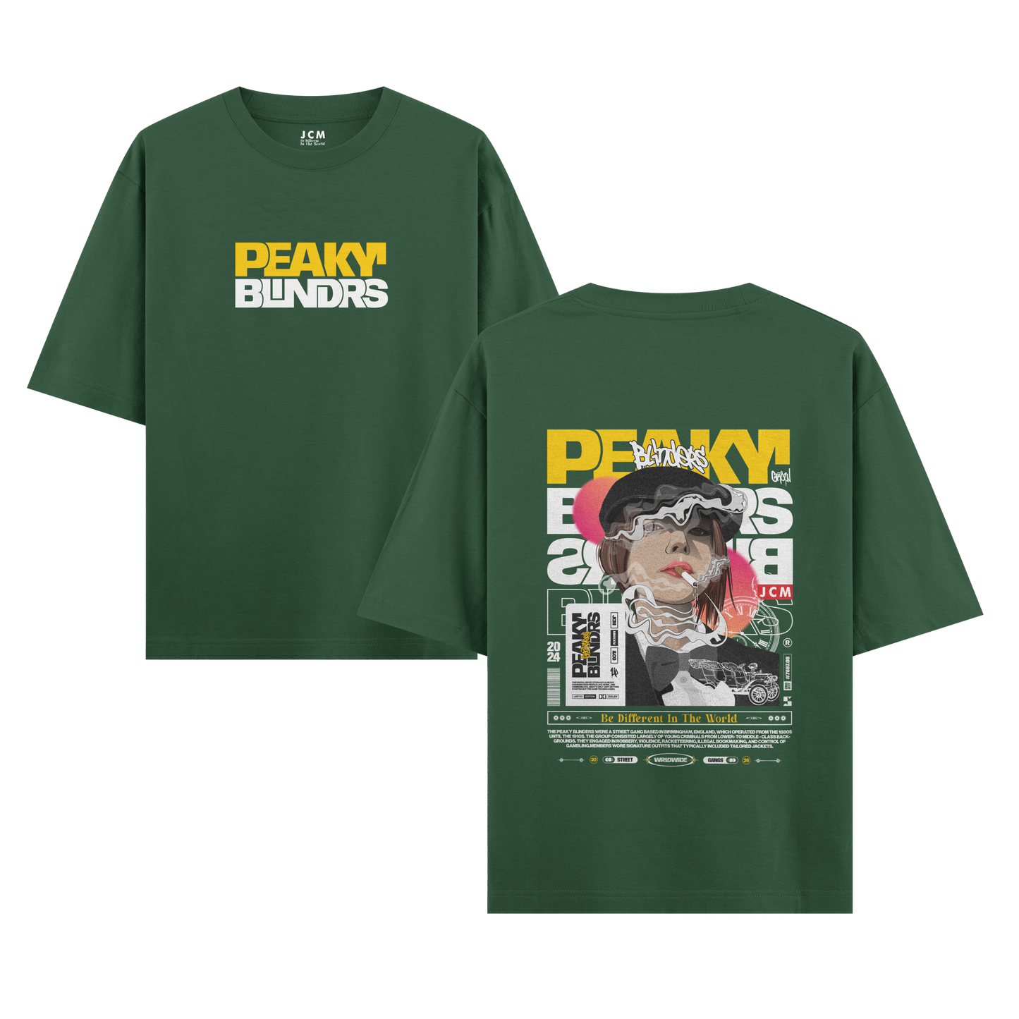 PEAKY - Dual Print Oversized T-shirt