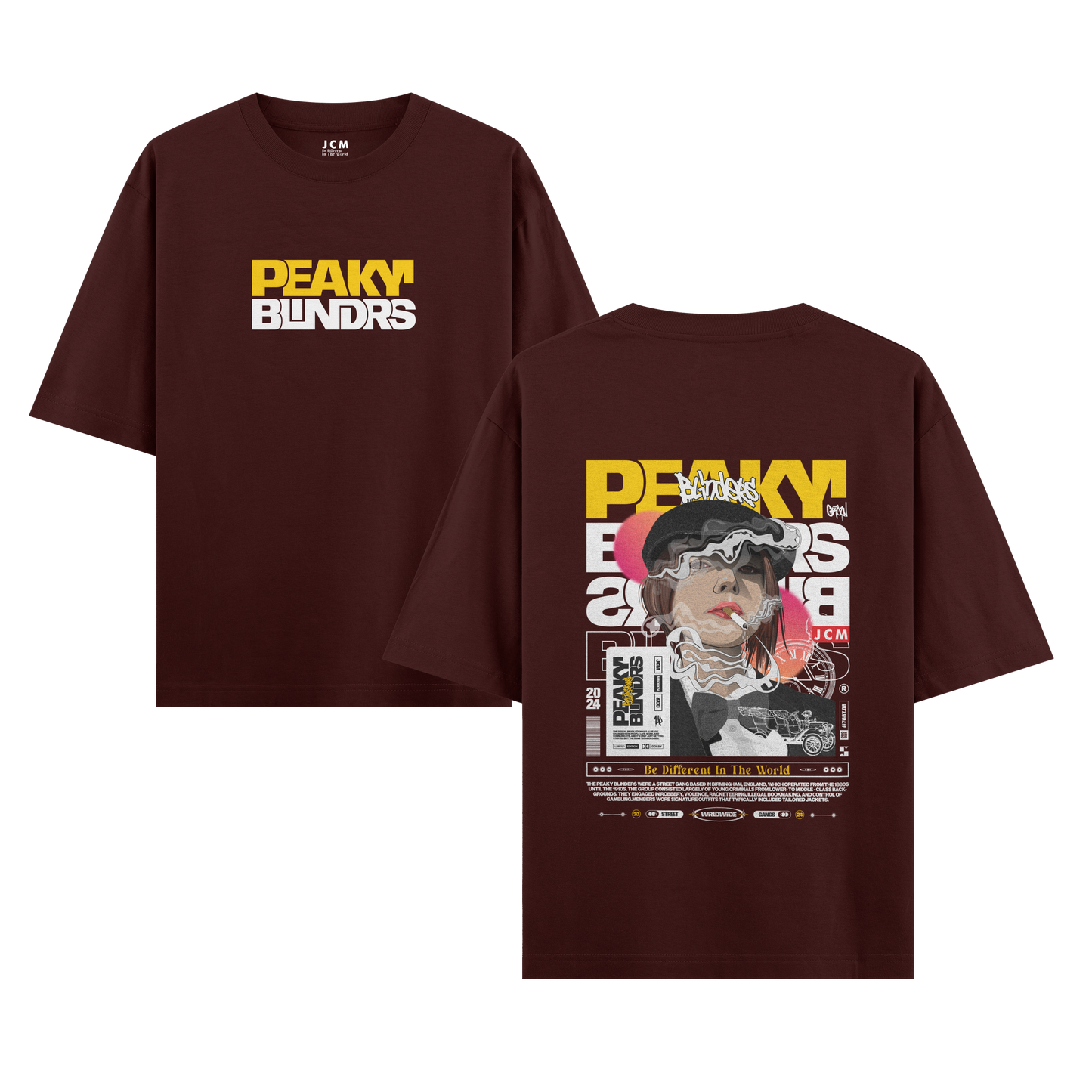PEAKY - Dual Print Oversized T-shirt