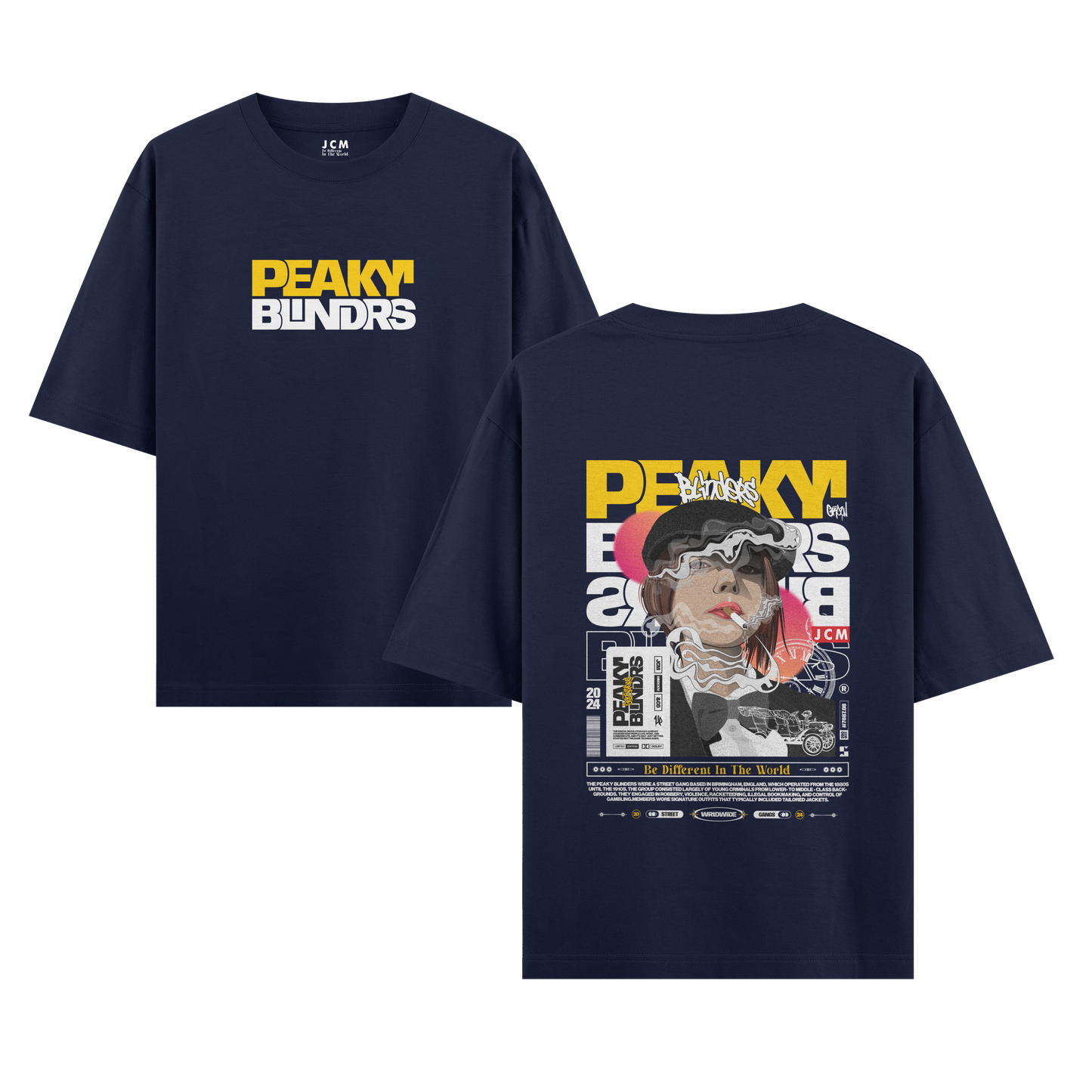 PEAKY - Dual Print Oversized T-shirt