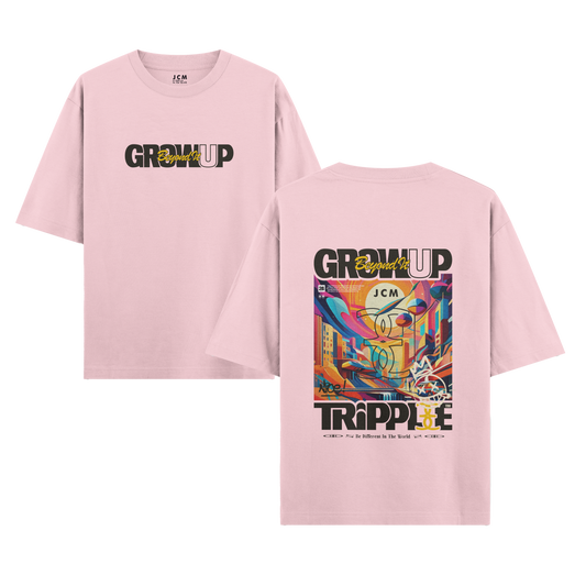 GROW UP - Dual Print Oversized T-shirt