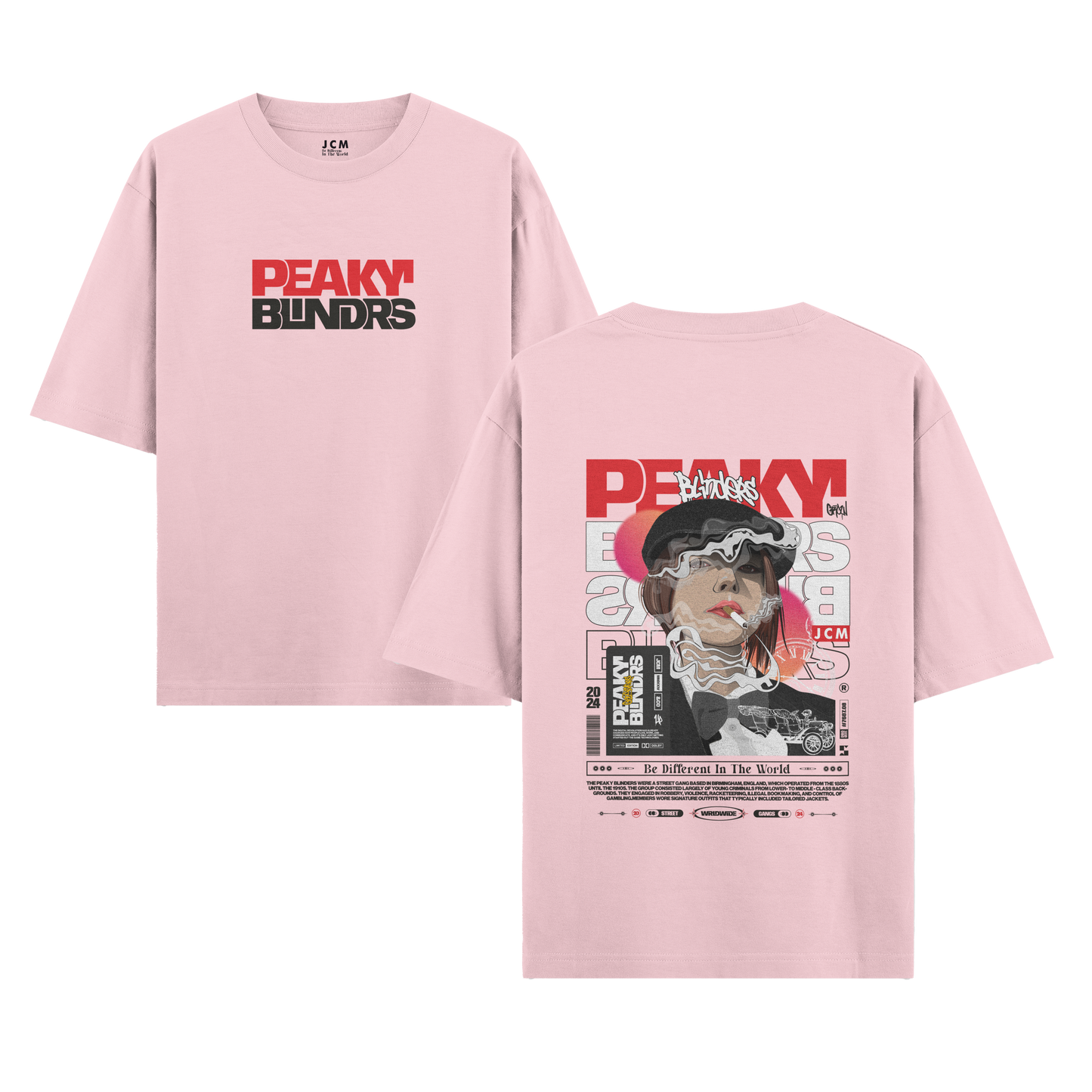 PEAKY - Dual Print Oversized T-shirt