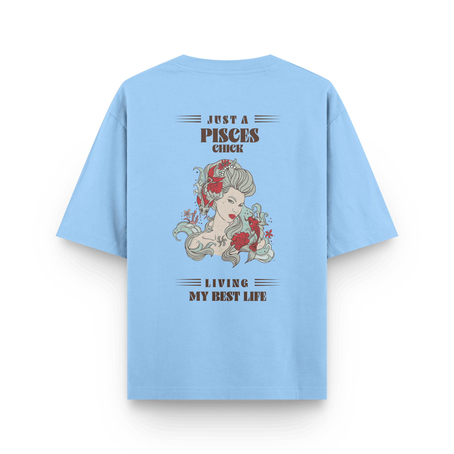 Pisces Chick Oversized T-shirt