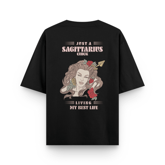 Sagittarius Chick Oversized T-shirt