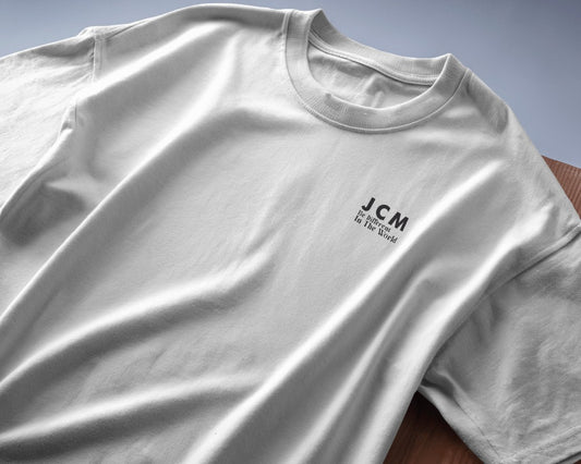 JCM SOLIDS White Regular T-shirt