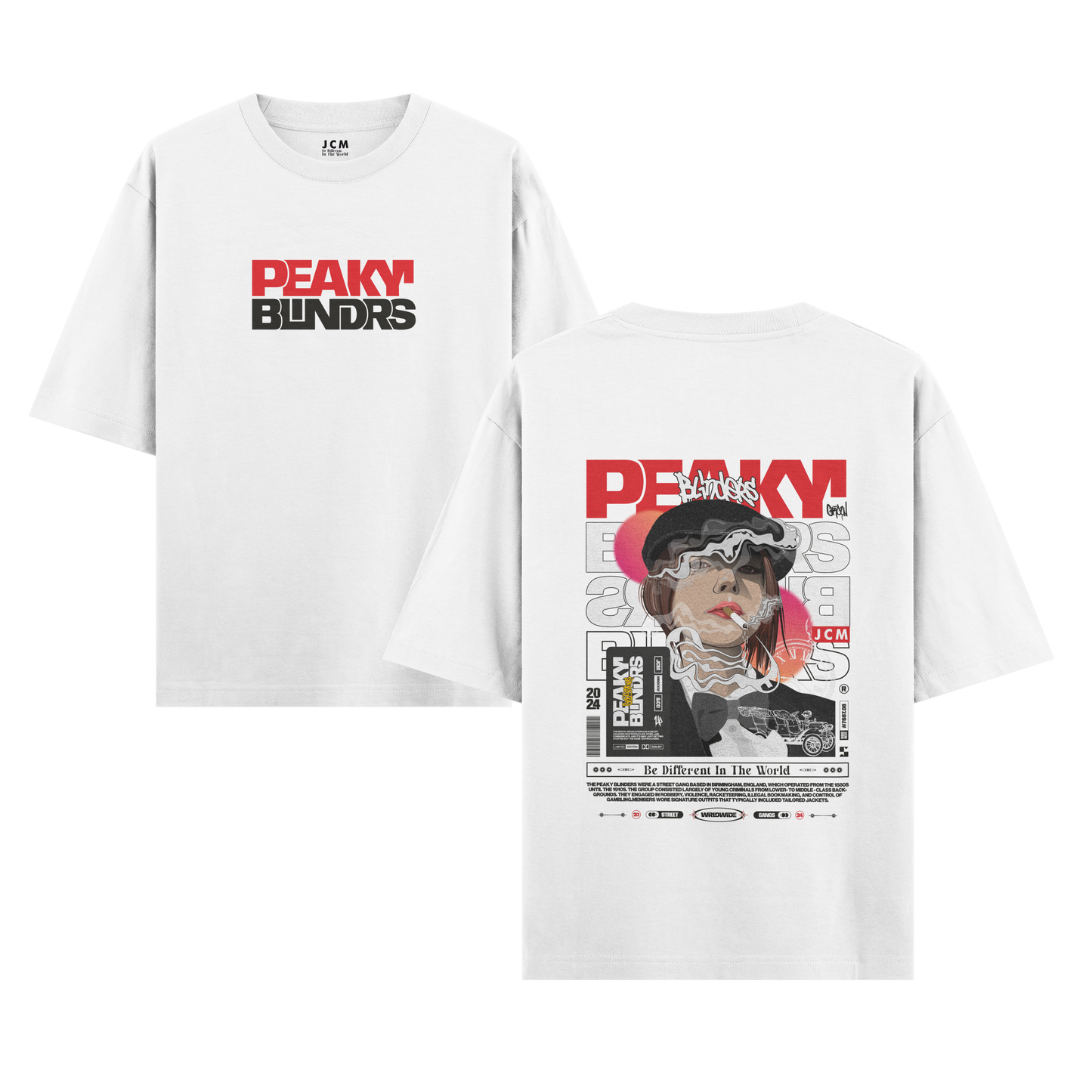 PEAKY - Dual Print Oversized T-shirt