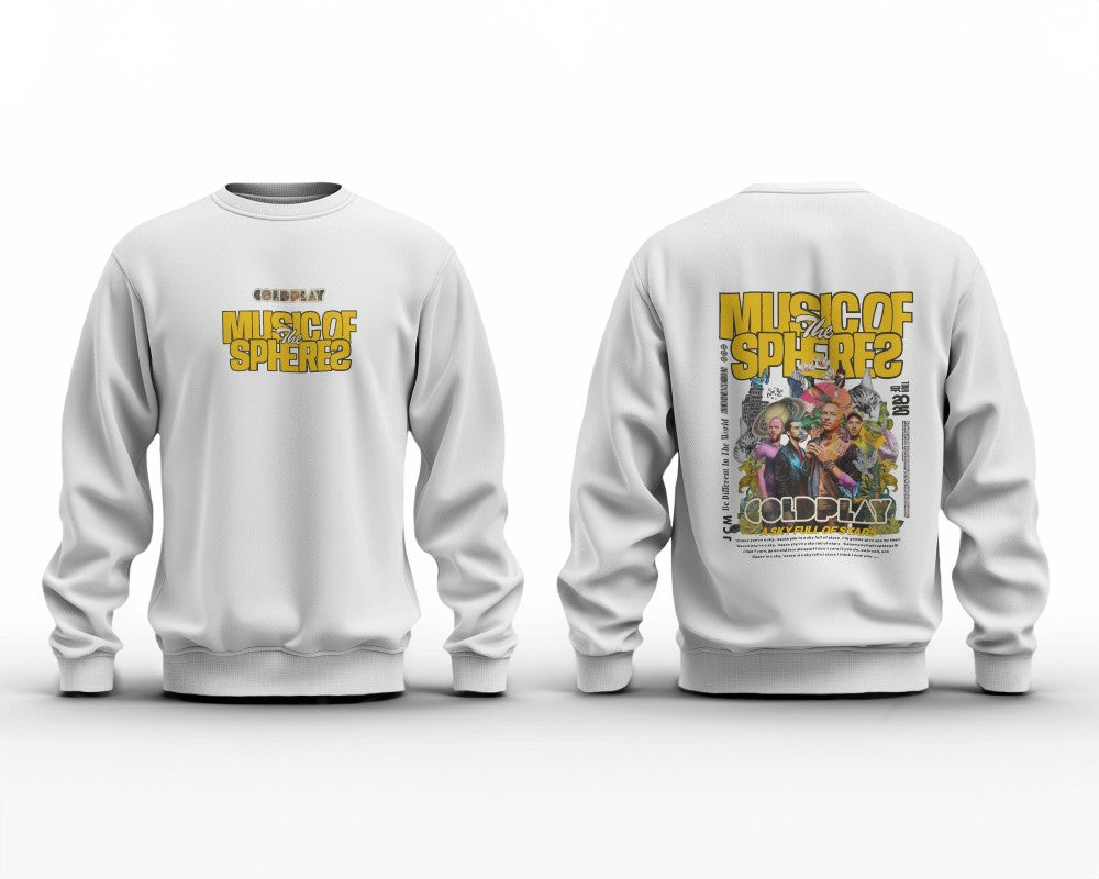 COLDPLAY - Dual Print Sweatshirt